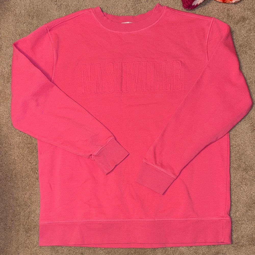 NASH collection Nashville Pink crewneck